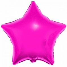 Шар Звезда, Фуксия / Fuchsia (в упаковке)